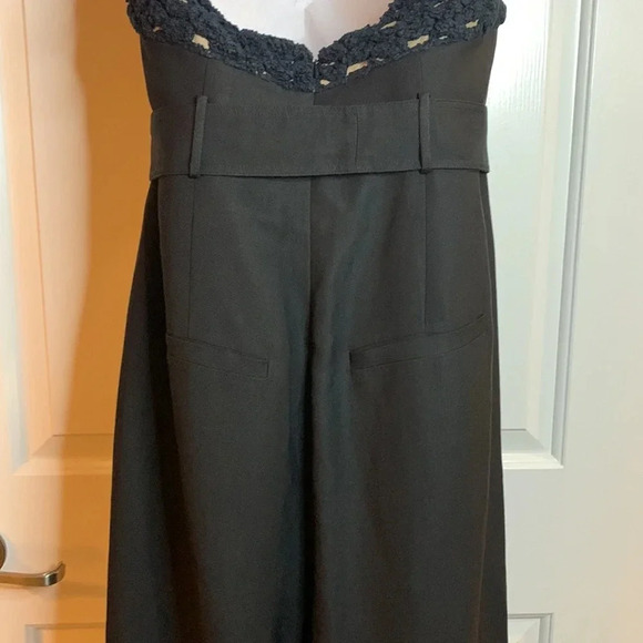 LIKE NEW BRUNELLO CUCINELLI Lace-Effect Halter Jumpsuit size L black - Picture 8 of 15
